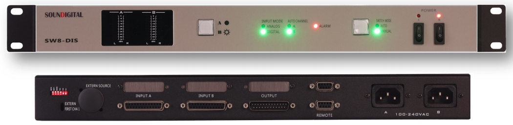 SW-8 2 选 1 手动/自动切换器（8/16 路同步切换）